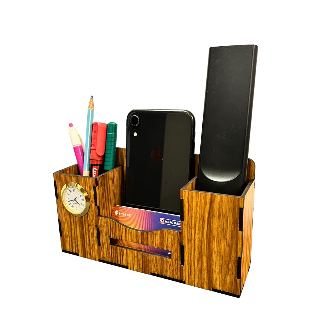 Zesta Desk Organiser with Clock – image 9