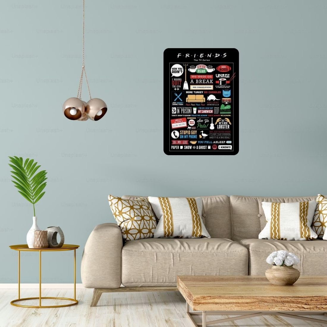 Zesta Friends – Design 3 self-adhesive MDF wooden wall hanging - image 5