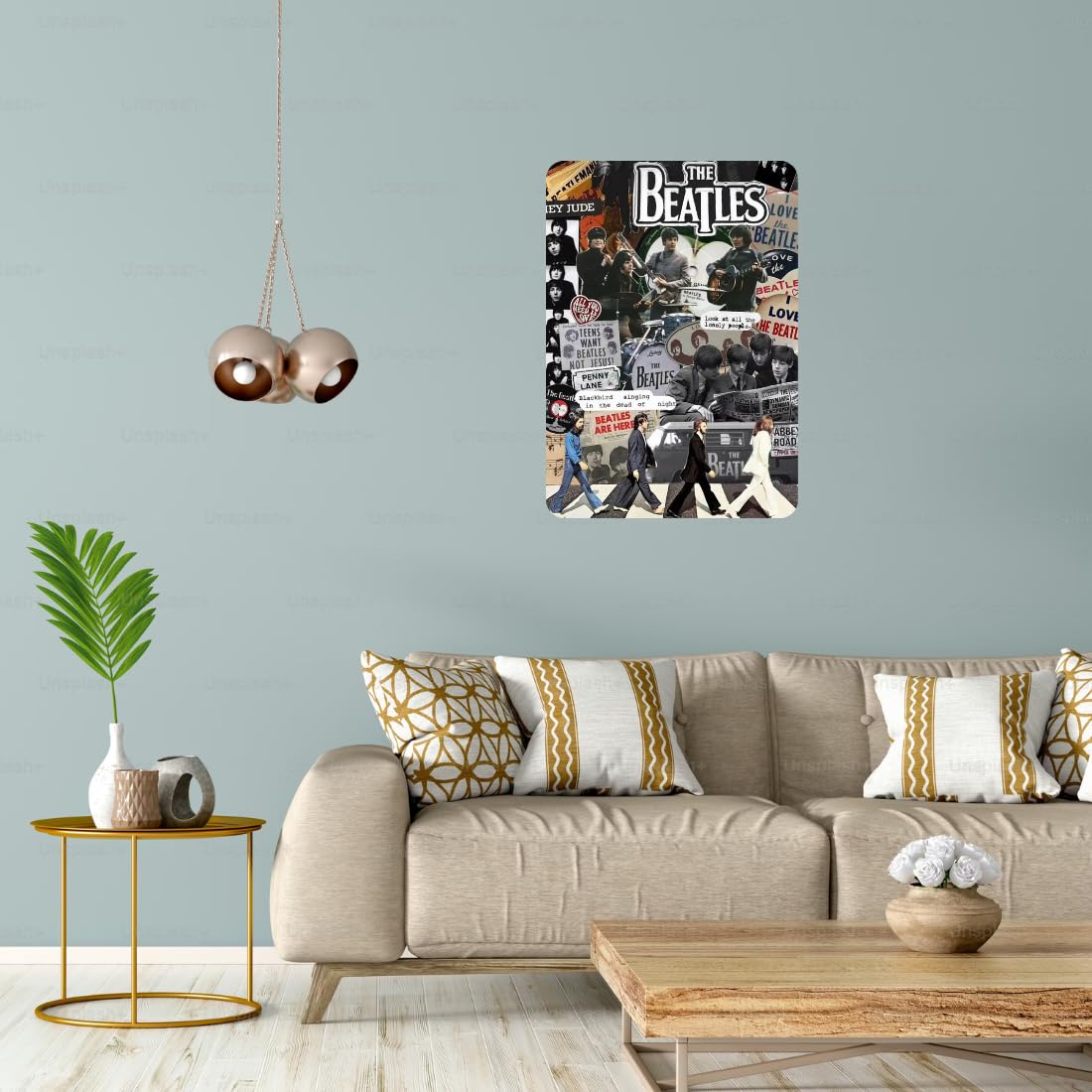 Zesta Beatles – Design 5 self-adhesive MDF wooden wall hanging - image 5
