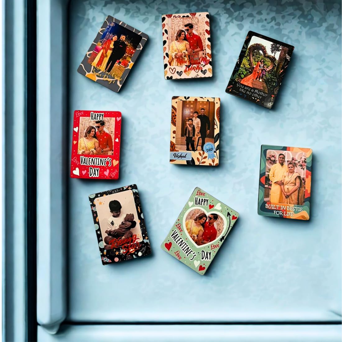 Zesta Valentine & Heart personalised photo fridge magnet - image 5