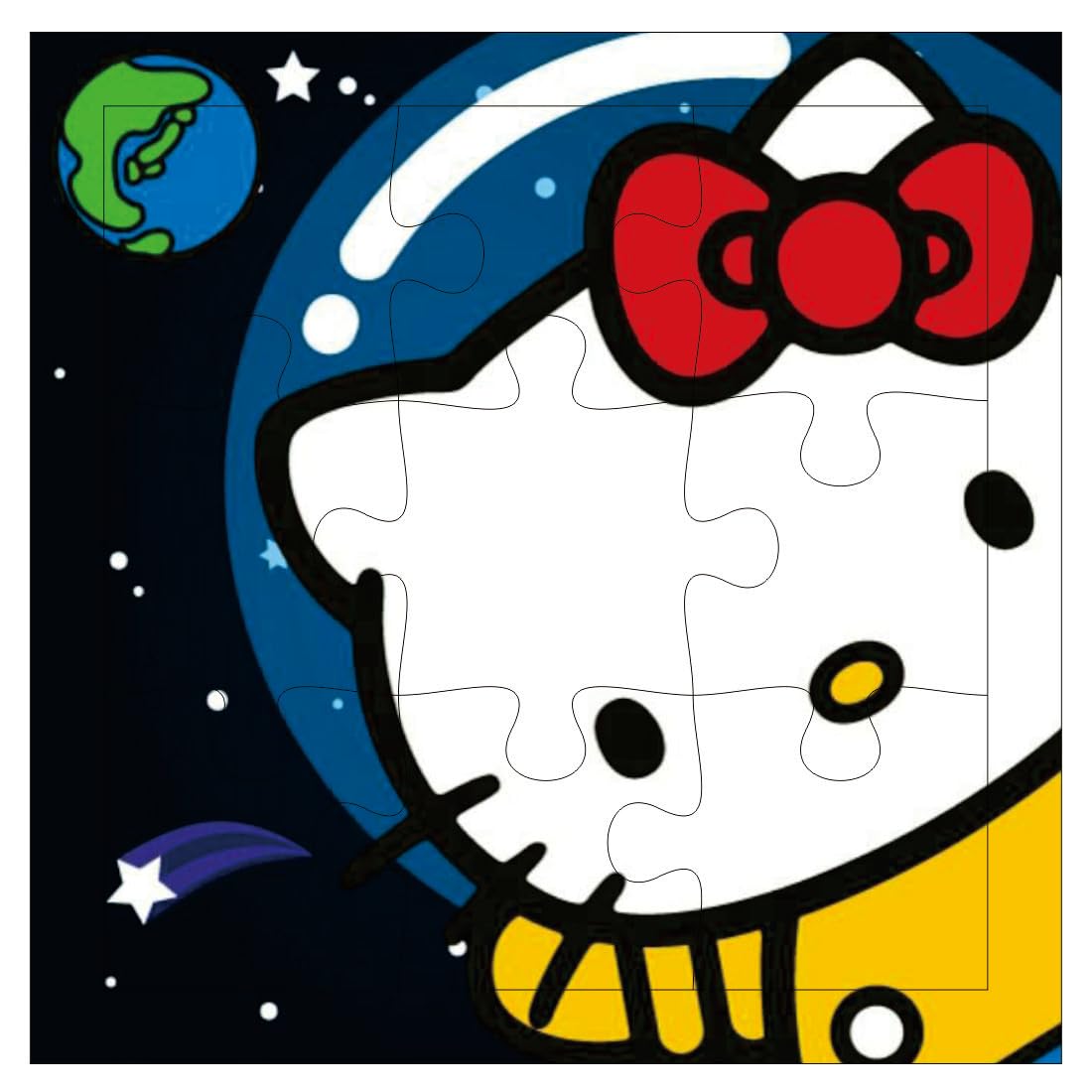 Otidge Hello Kitty wooden jigsaw puzzles, pack of 4 - image 5