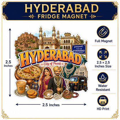 Zesta Hyderabad wooden fridge magnet - image 5