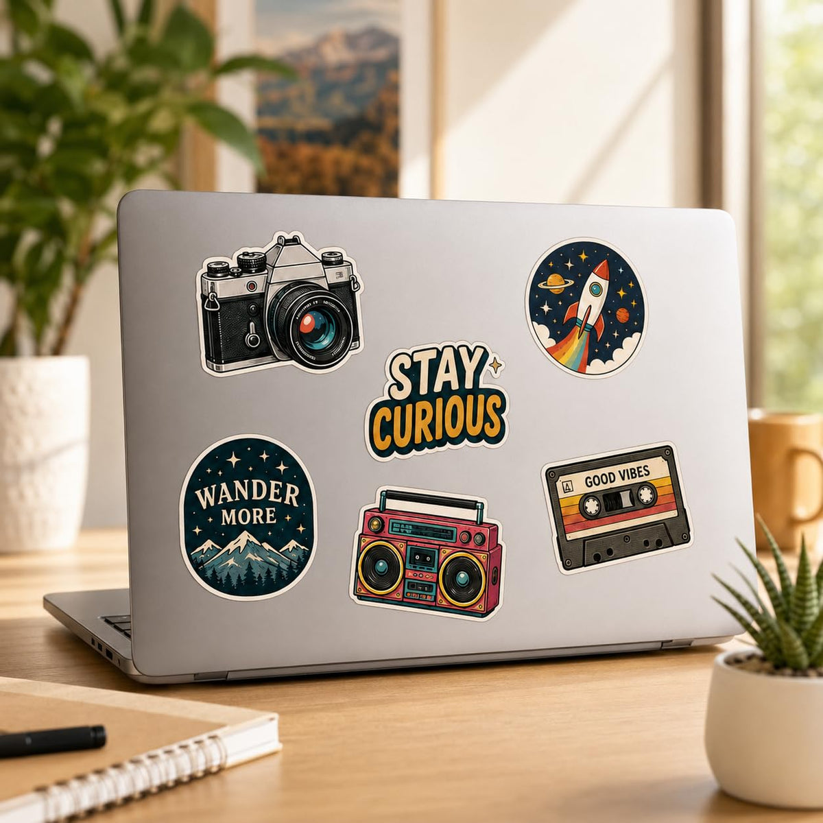 Zesta Vintage Vinyl Stickers – Pack of 50 – image 5