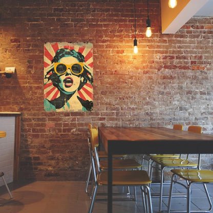 Zesta Abstract self-adhesive MDF wooden wall hanging - image 5