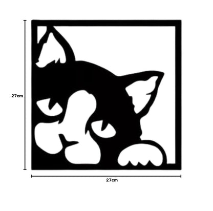 Zesta Single Cat MDF wooden wall hanging - image 5