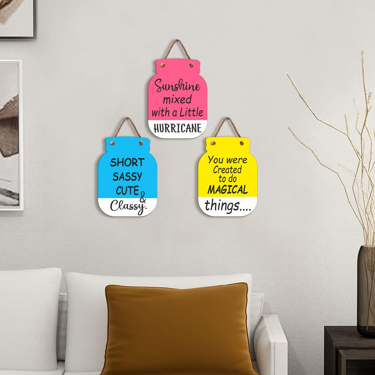 Zesta Jar Design 10 MDF wooden wall hanging - image 5