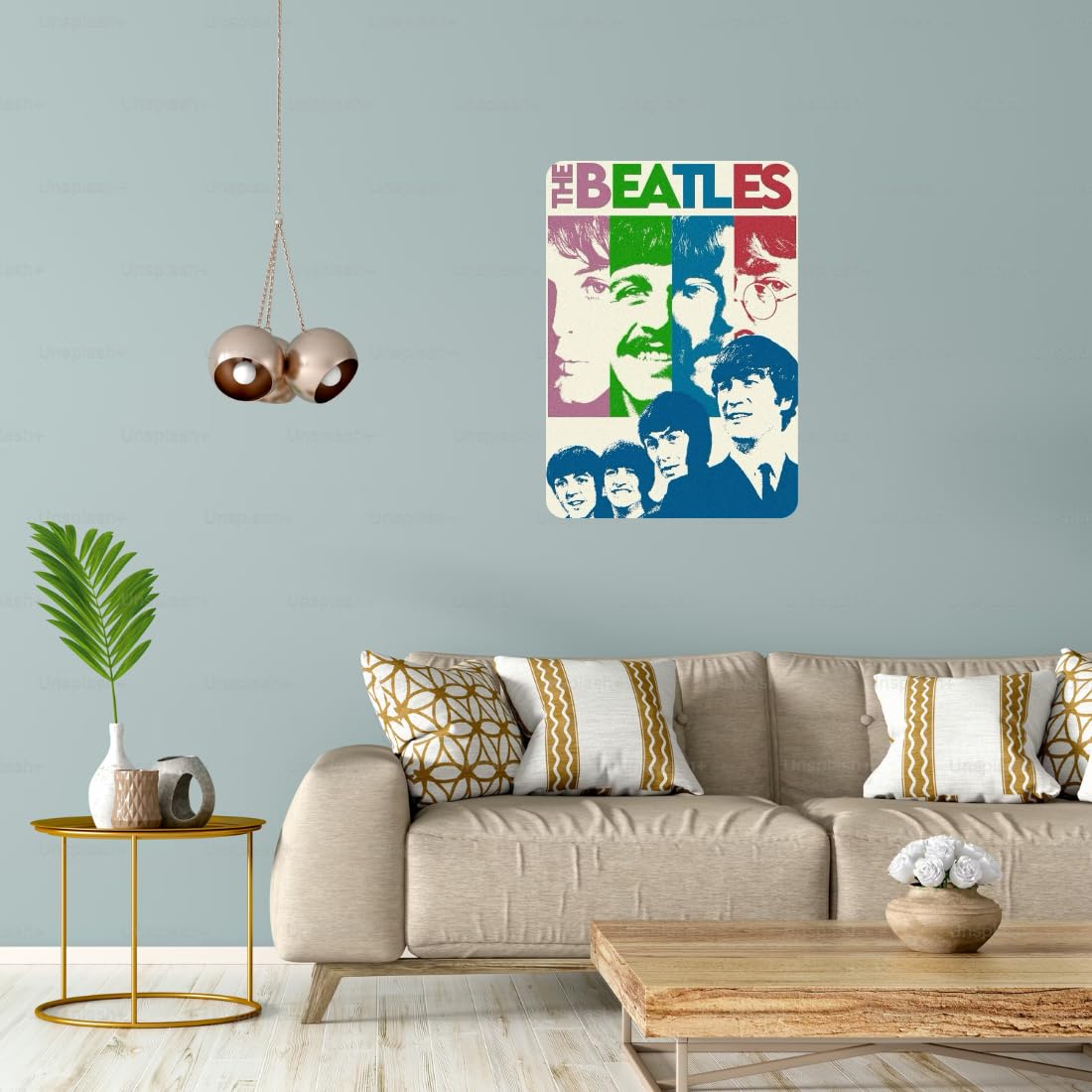Zesta Beatles self-adhesive MDF wooden wall hanging - image 5