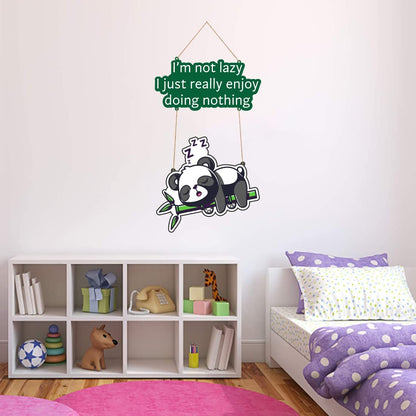 Zesta Panda MDF wooden wall hanging - image 5