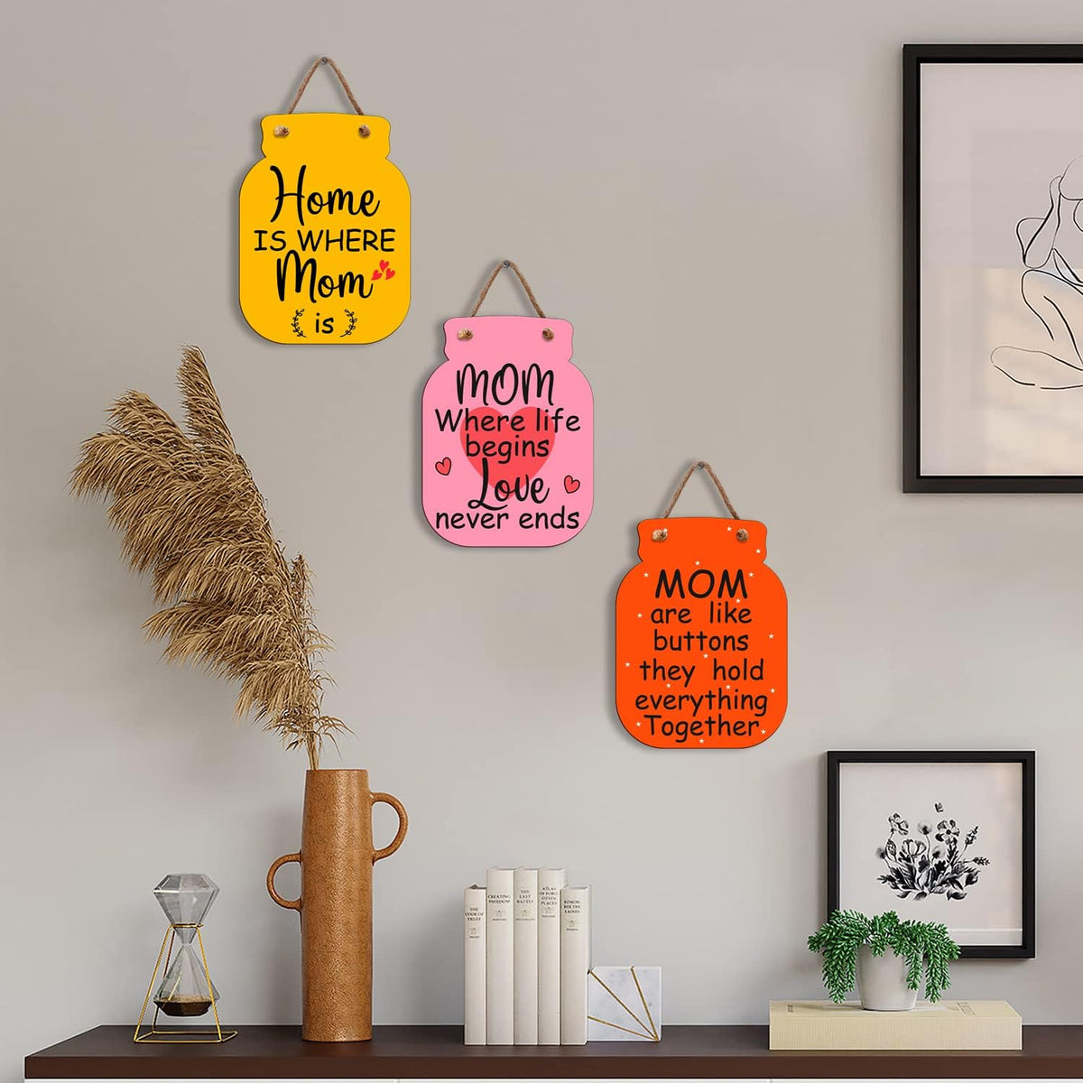 Zesta Jar Design 9 MDF wooden wall hanging - image 6