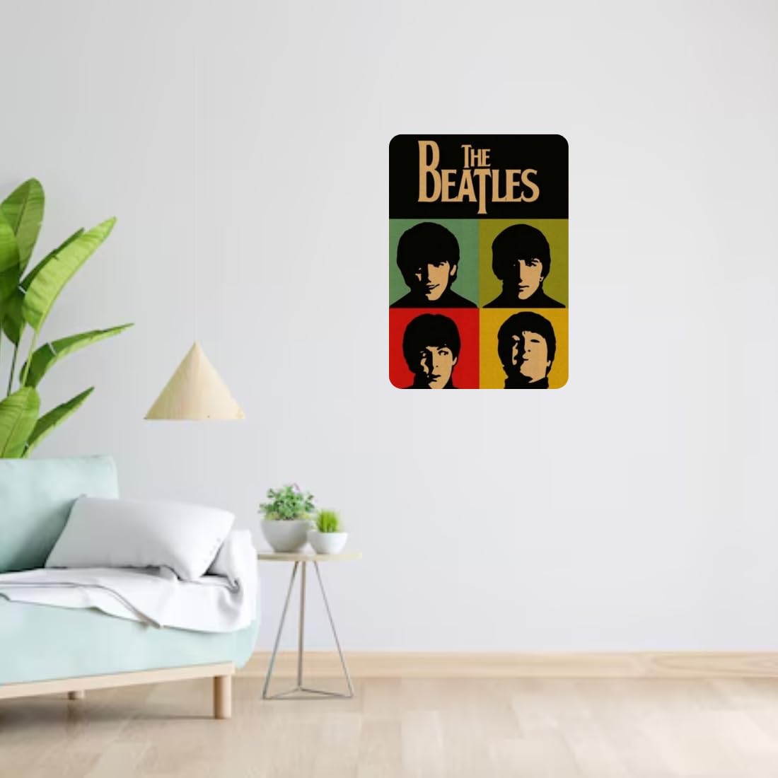 Zesta Beatles – Design 2 self-adhesive MDF wooden wall hanging - image 6