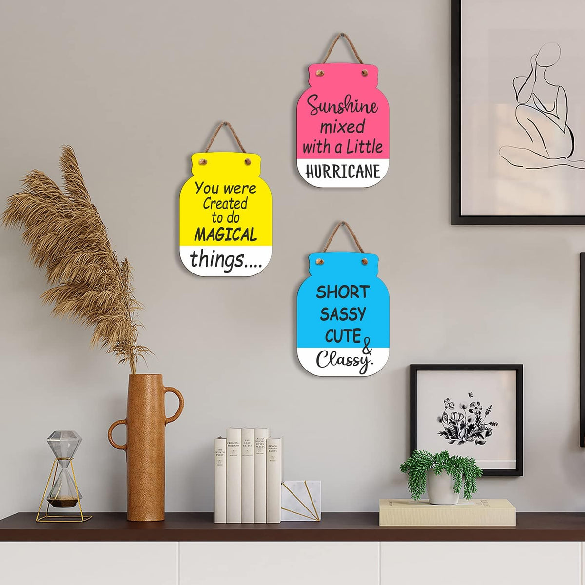 Zesta Jar Design 10 MDF wooden wall hanging - image 6