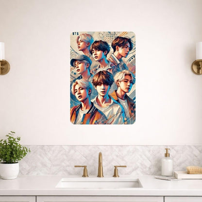 Zesta BTS – Design 2 self-adhesive MDF wooden wall hanging - image 6