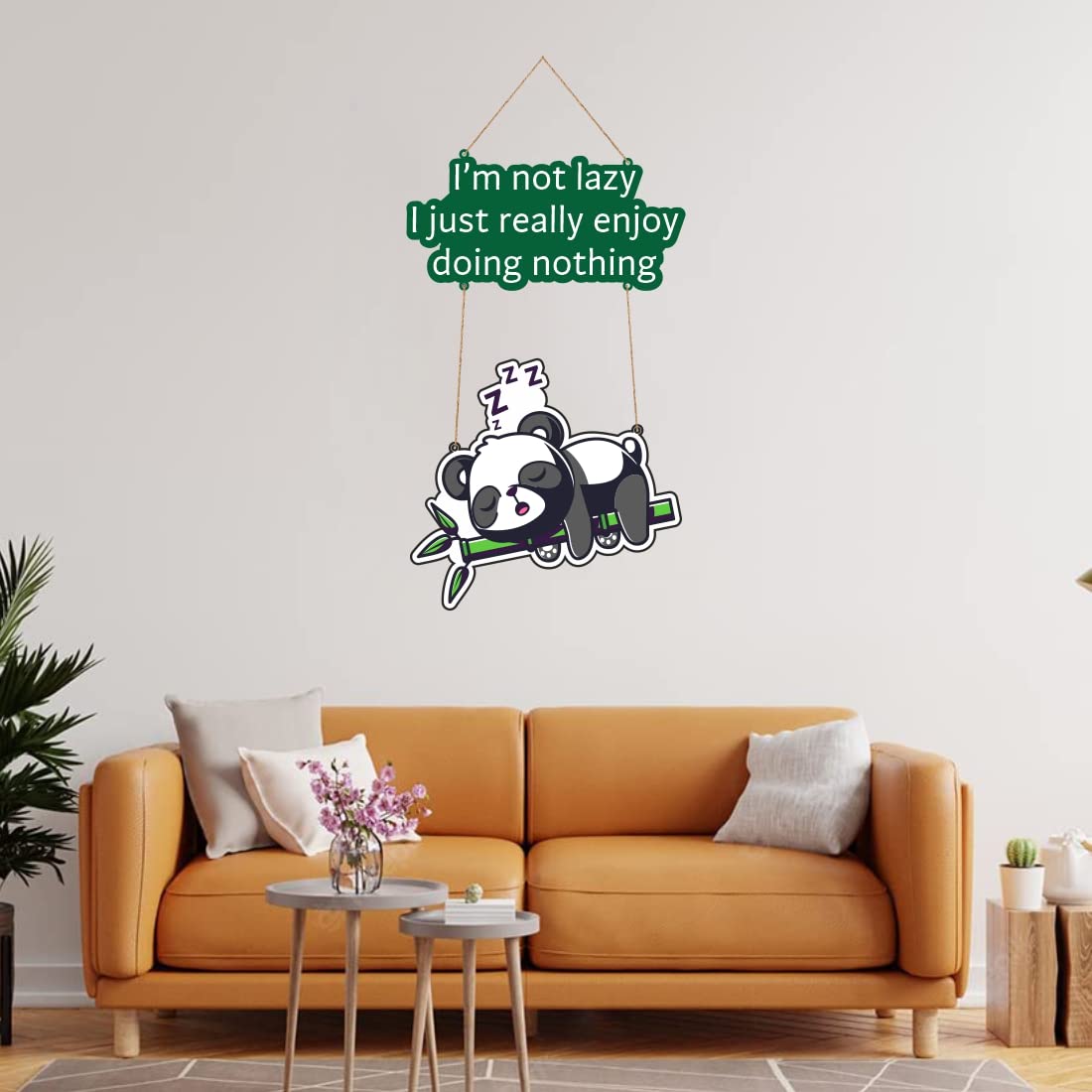 Zesta Panda MDF wooden wall hanging - image 6