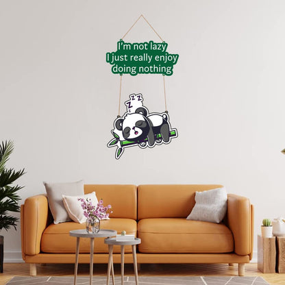Zesta Panda MDF wooden wall hanging - image 6