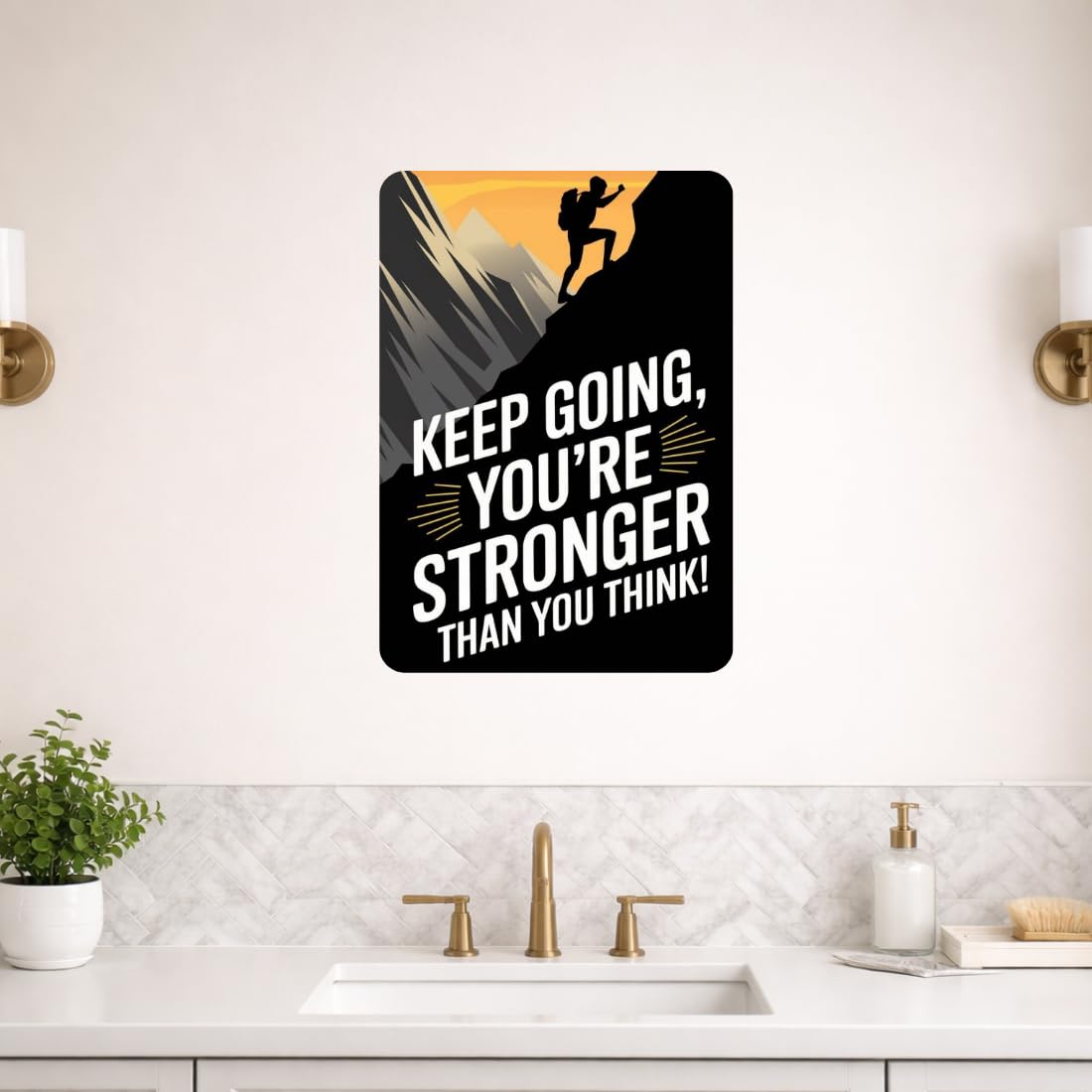 Zesta Motivational – Design 2 self-adhesive MDF wooden wall hanging - image 6