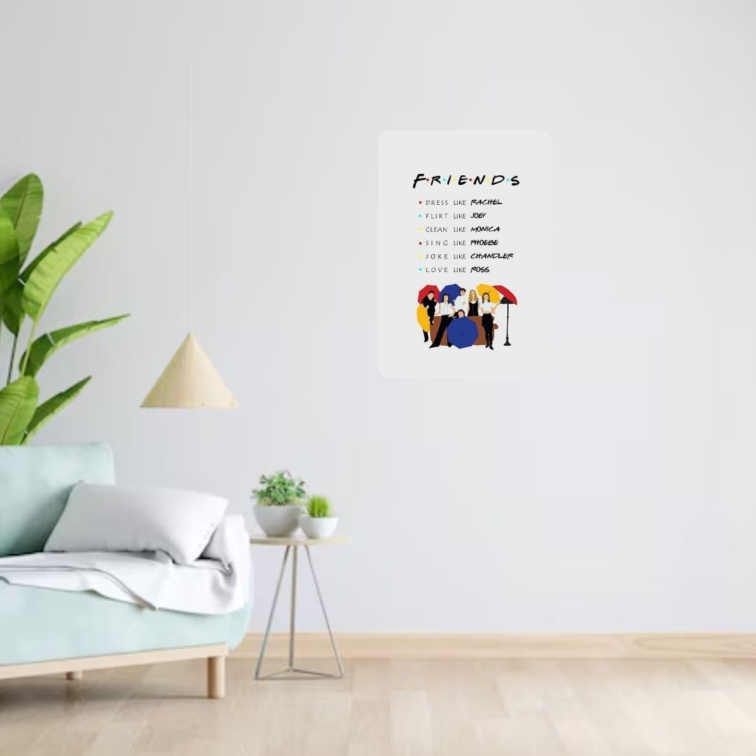 Zesta Friends – Design 2 self-adhesive MDF wooden wall hanging - image 6