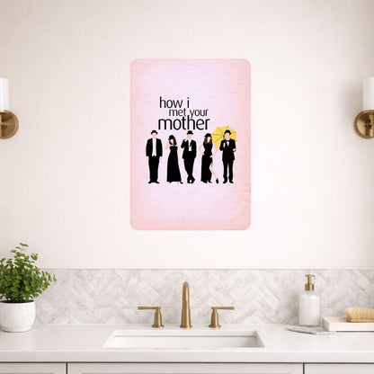 Zesta How I Met Your Mother self-adhesive MDF wooden wall hanging - image 6