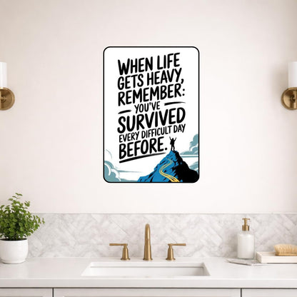 Zesta Motivational self-adhesive MDF wooden wall hanging - image 6