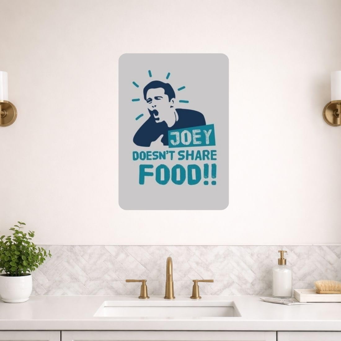 Zesta Friends self-adhesive MDF wooden wall hanging - image 7