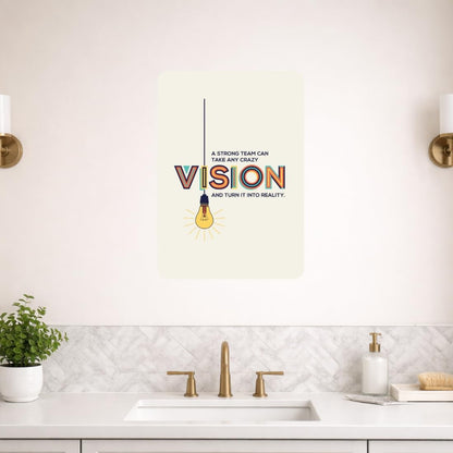 Zesta Vision self-adhesive MDF wooden wall hanging - image 7