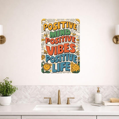 Zesta Positive Mind self-adhesive MDF wooden wall hanging - image 7