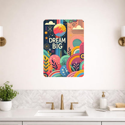 Zesta Dream Big – Design 2 self-adhesive MDF wooden wall hanging - image 7