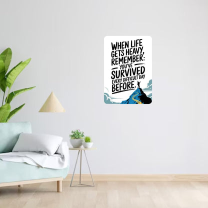Zesta Motivational self-adhesive MDF wooden wall hanging - image 7