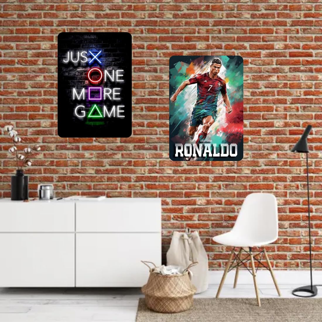 Zesta Just One More Game self-adhesive MDF wooden wall hanging - image 8