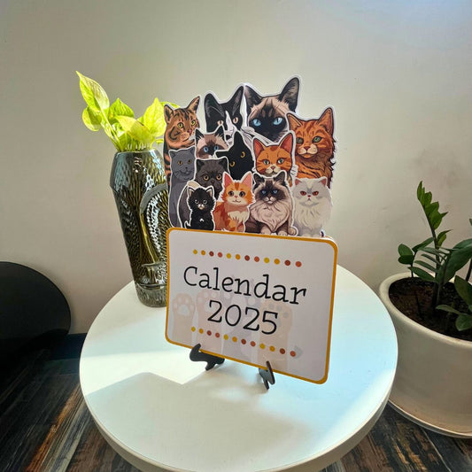 kawaii calender 2025 -Cats