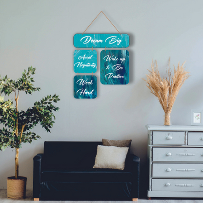 Dream Big MDF Wall Decor