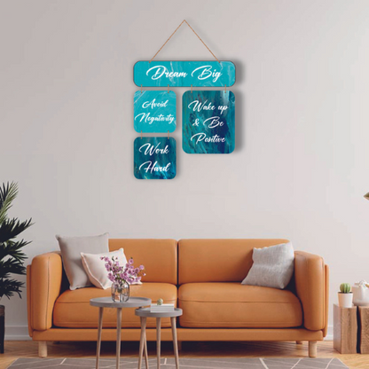 Dream Big MDF Wall Decor