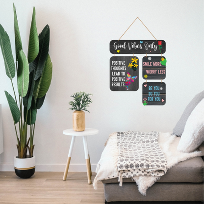 Good Vibes Only MDF Wall Decor