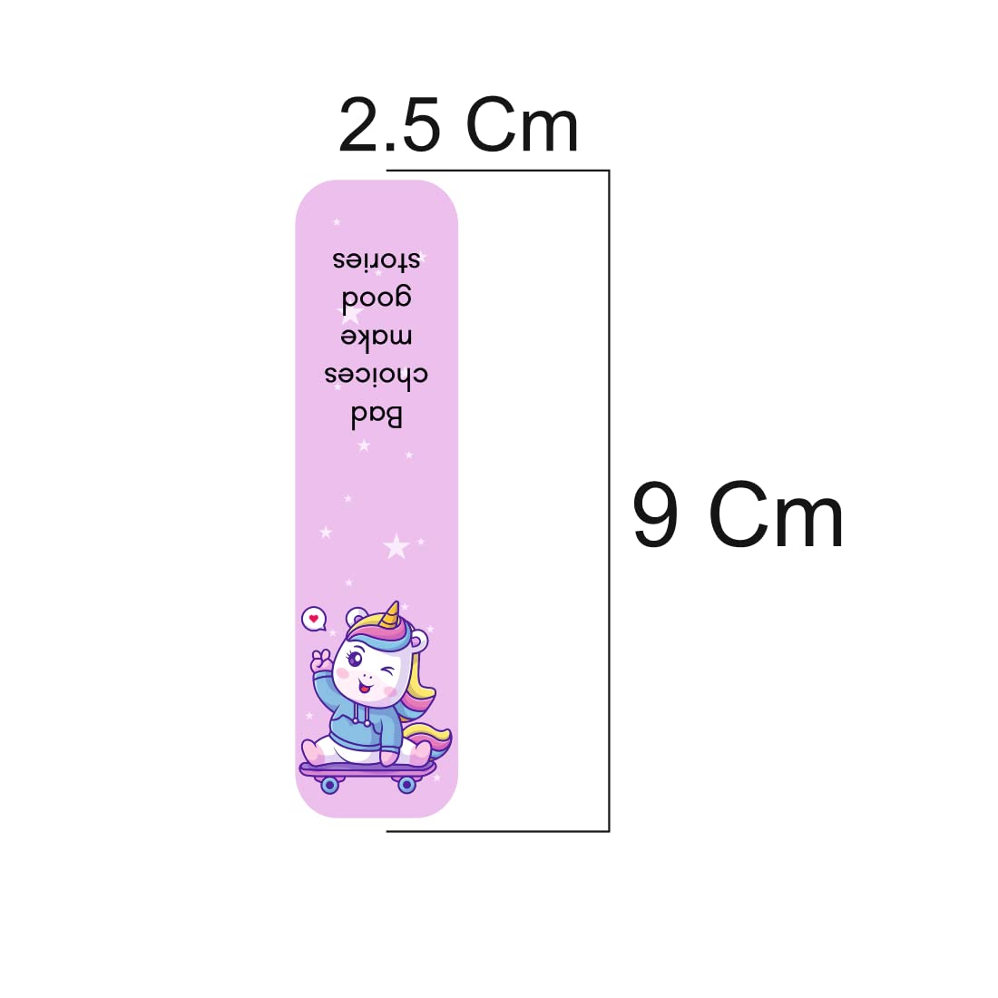 3D Unicorn Magnetic Bookmark