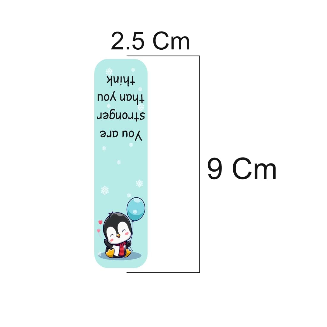 3D Penguin Magnetic Bookmark