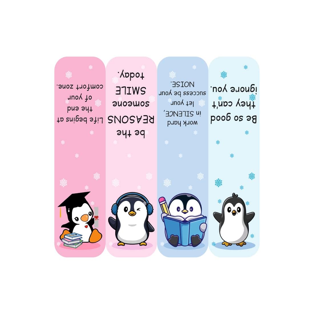 3D Penguin Magnetic Bookmark