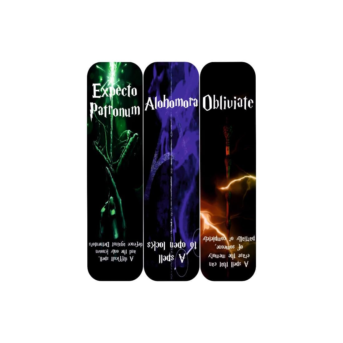 3D Harry Potter Spell Magnetic Bookmark