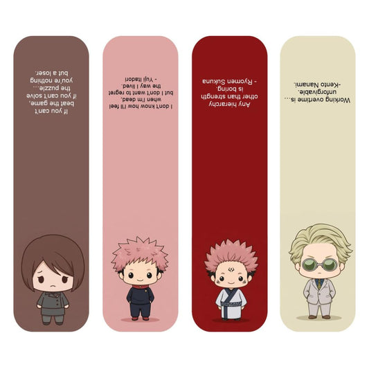 jijutsu kaisen magnetic bookmark close up design detail