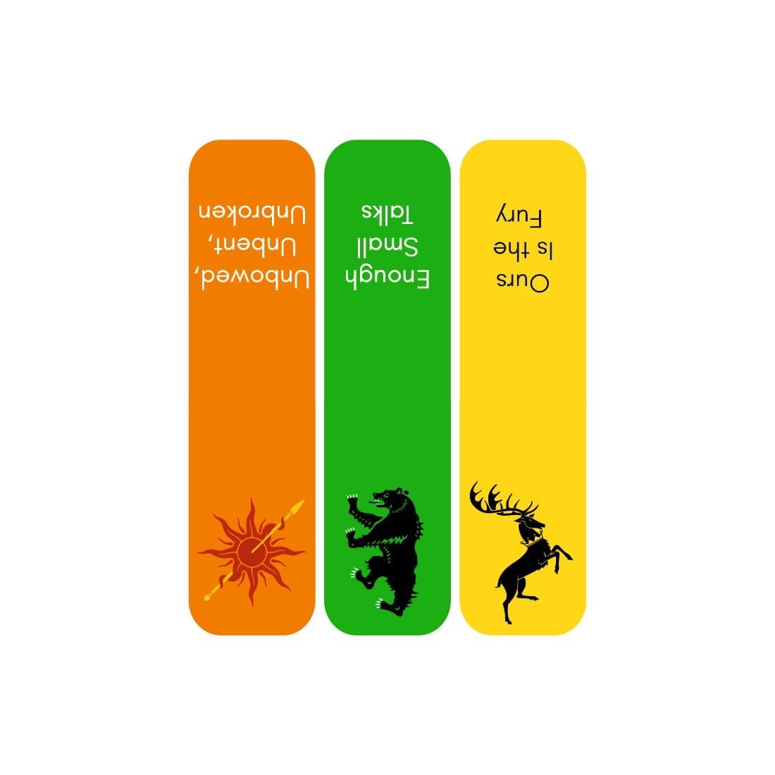 3D Game Of Thrones Magnetic Bookmark