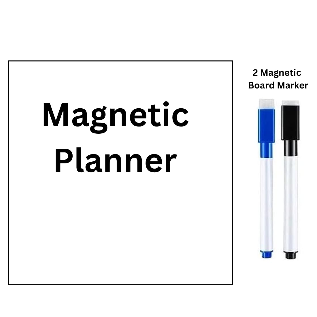 Magnetic Planner for Fridge - Plain