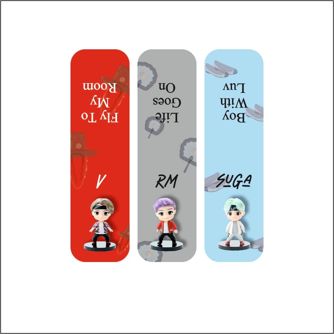 3D BTS Magnetic Bookmark