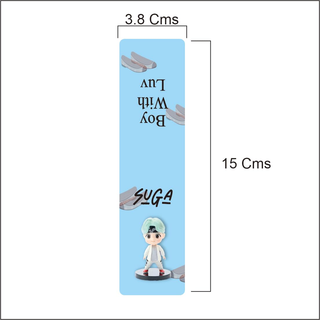 3D BTS Magnetic Bookmark