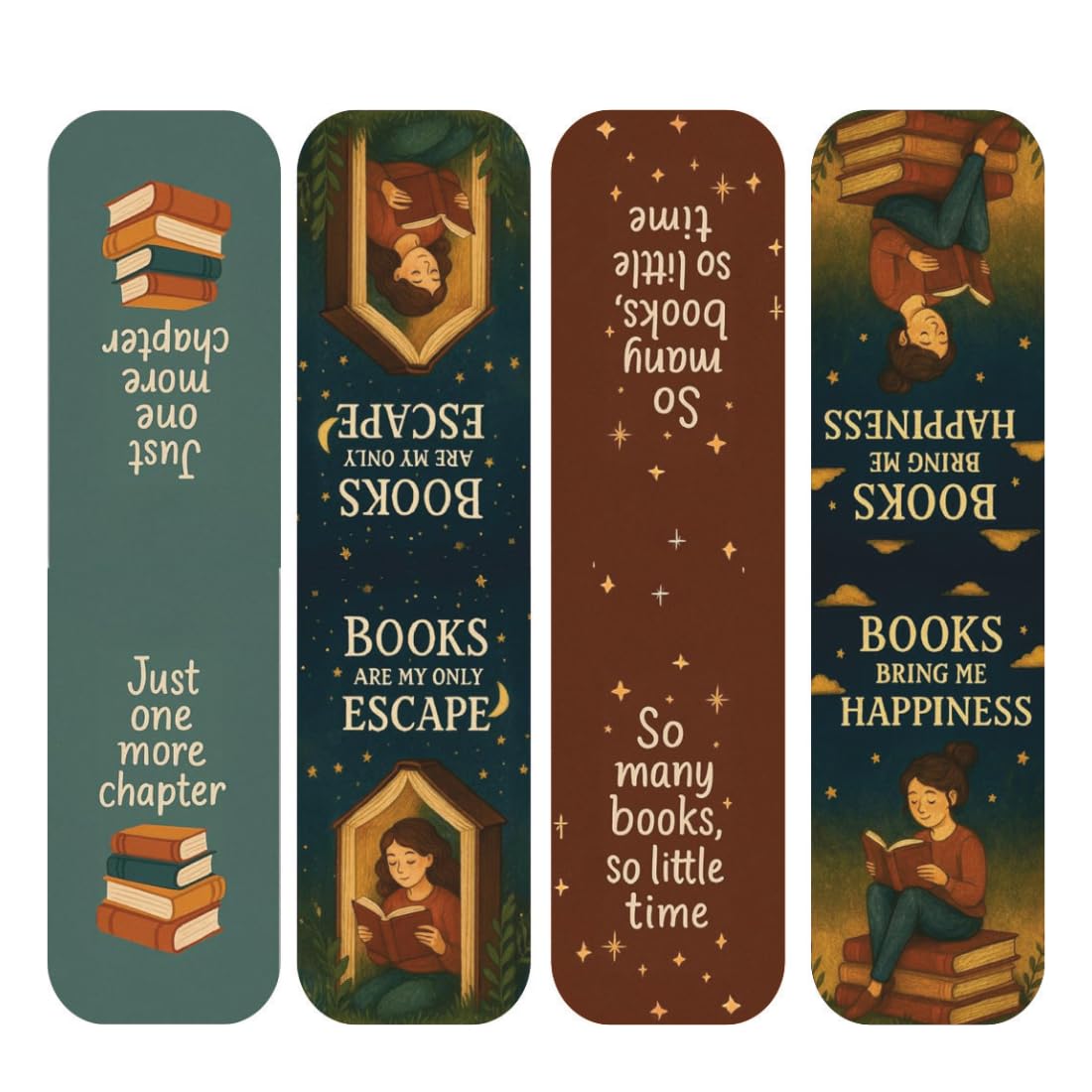 booknerd magnetic bookmark close up design detail