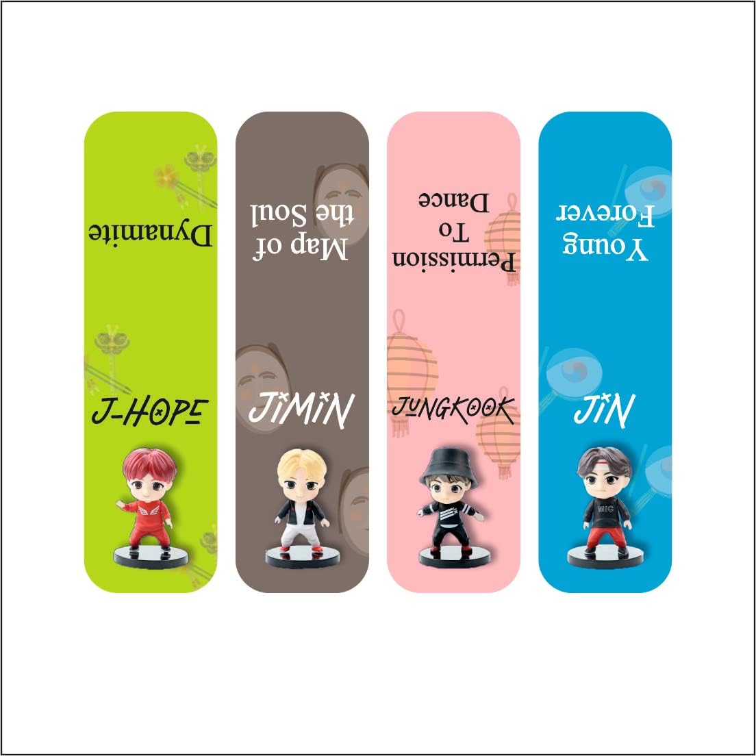 3D BTS Magnetic Bookmark