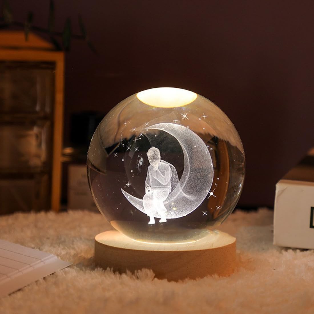 3D Crystal Ball Lamp