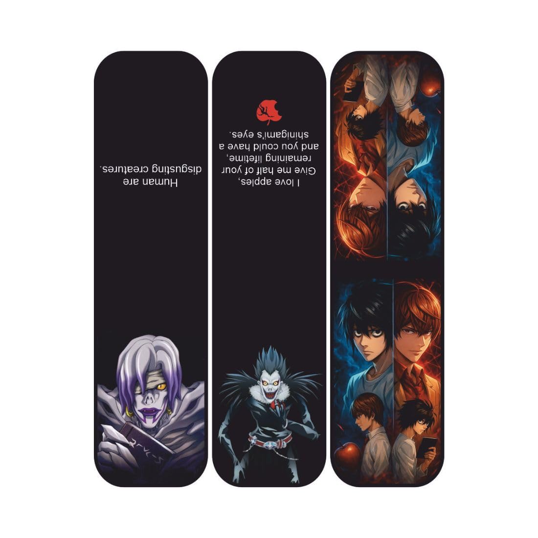 death note magnetic bookmark feature and material detail