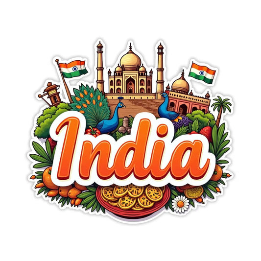 Zesta Bharat wooden fridge magnet - image 1