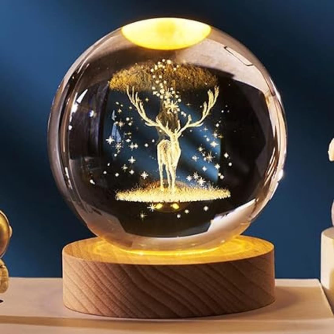 3D Crystal Ball Lamp