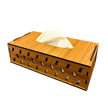 standard wooden tissue holder box f decorative tissue holder feature and material detail