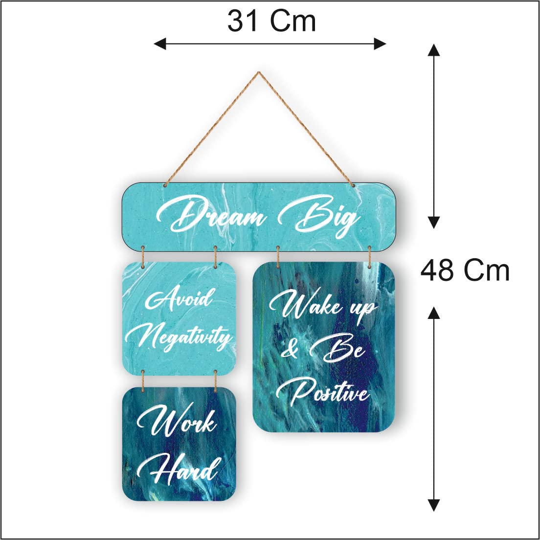 Otidge Dream Big MDF wooden wall hanging - image 5