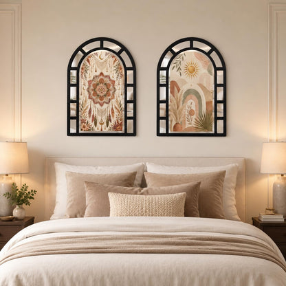 Zesta Bohemian jharokha mirror wall decor - image 3